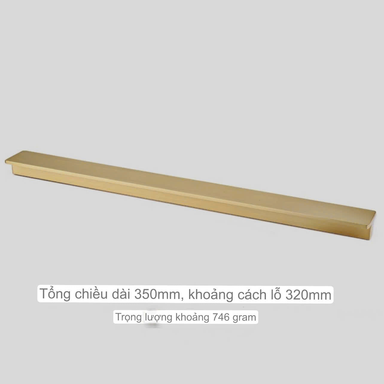 NNH-041 TN dài đồng ốp sát cánh tủ