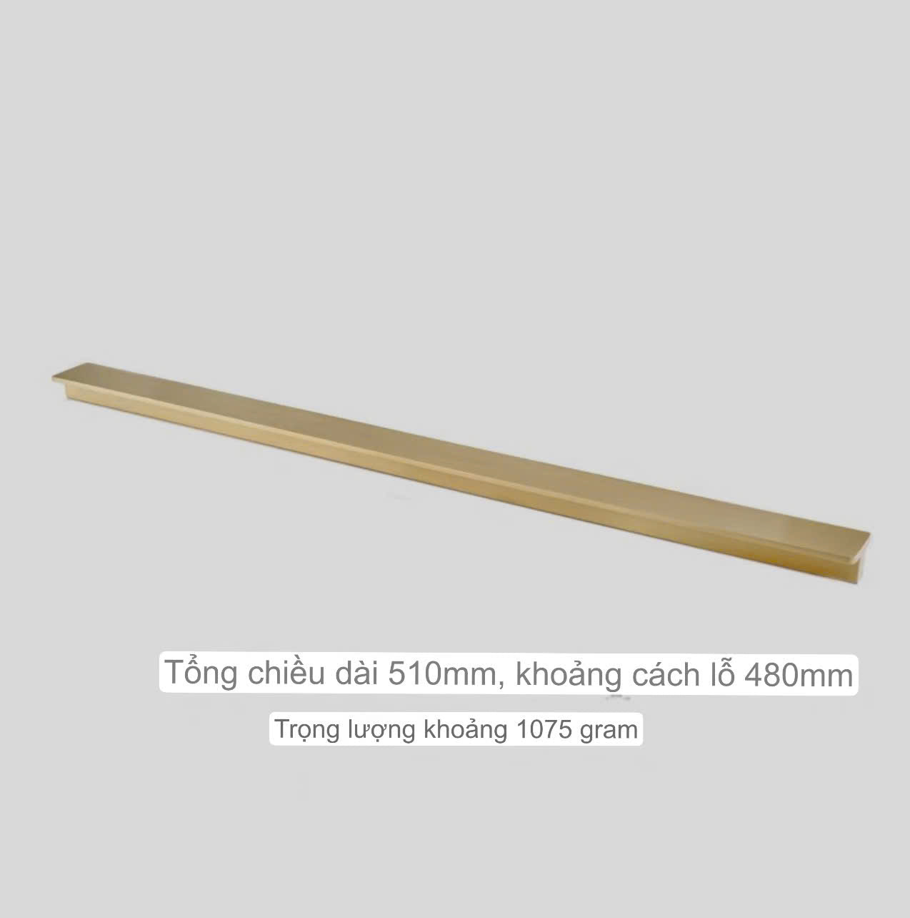 NNH-041 TN dài đồng ốp sát cánh tủ