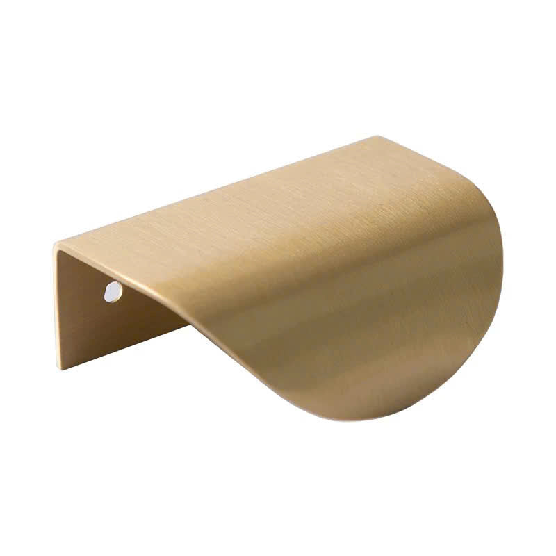 NNH-052 Tay nắm bọc cánh tủ kích thước ngắn bằng đồng
