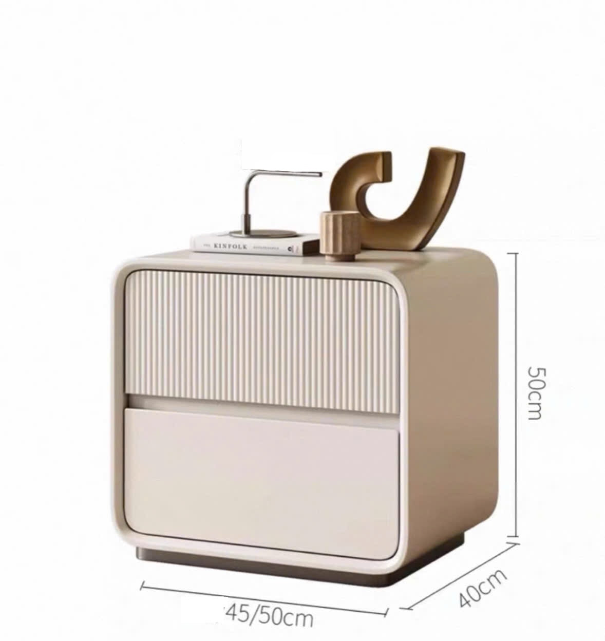 NNB-003 Tủ đầu giường bo góc