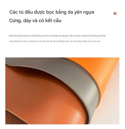 NNB-008 Tủ đầu giường hình trụ có đường viền chỉ sắc sảo