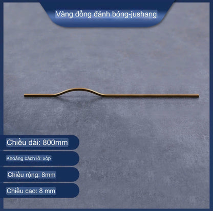 NNH-060 Tay nắm ốp sát cánh lượn sóng bằng kẽm