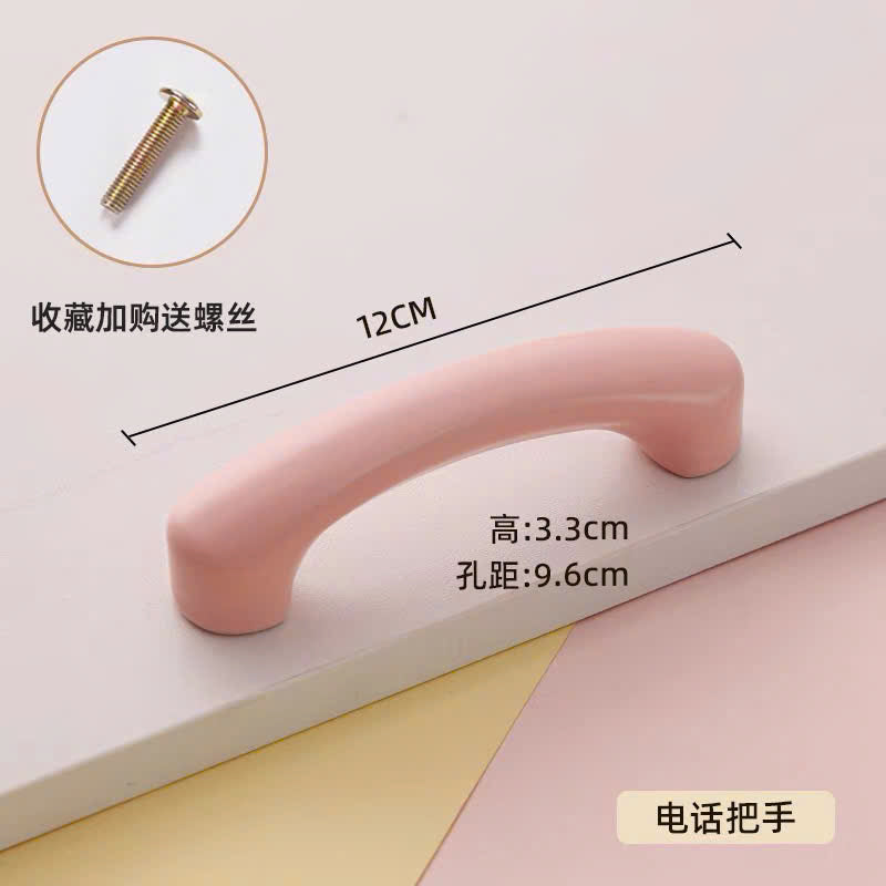 NNH-073 Tay nắm gốm bầu nhiều màu