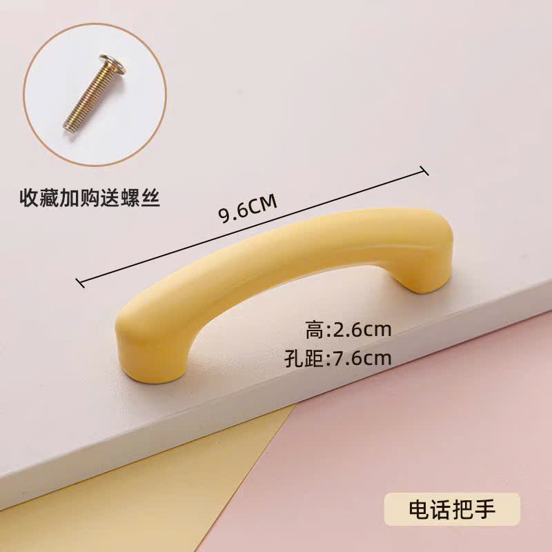 NNH-073 Tay nắm gốm bầu nhiều màu