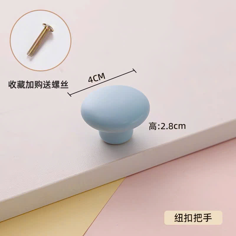 NNH-073 Tay nắm gốm bầu nhiều màu