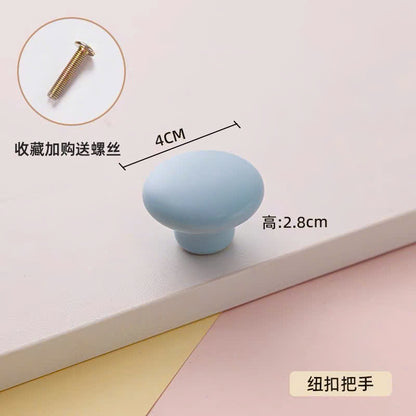 NNH-073 Tay nắm gốm bầu nhiều màu