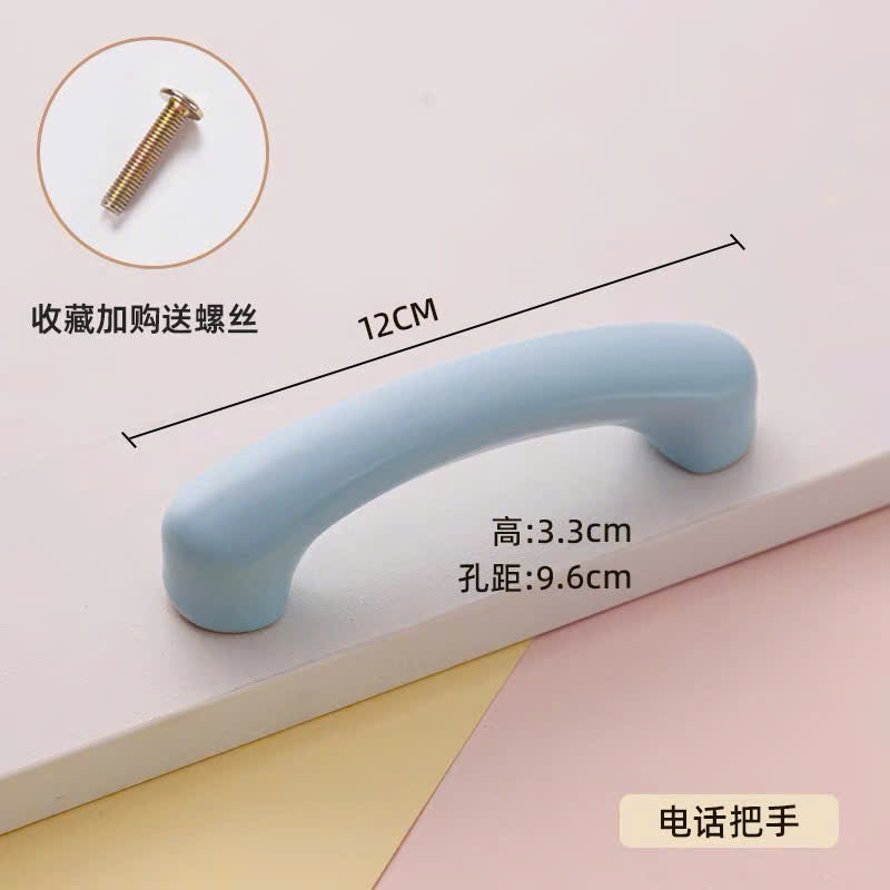NNH-073 Tay nắm gốm bầu nhiều màu