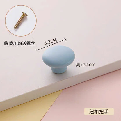 NNH-073 Tay nắm gốm bầu nhiều màu