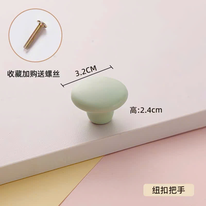 NNH-073 Tay nắm gốm bầu nhiều màu