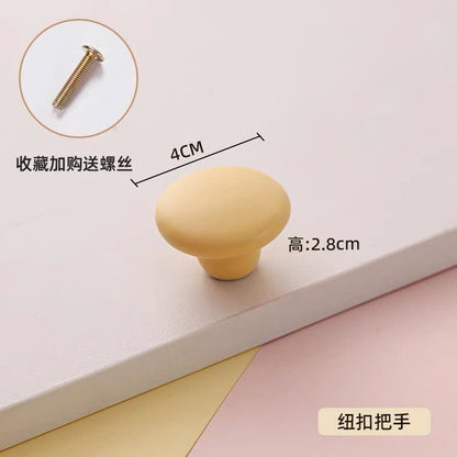 NNH-073 Tay nắm gốm bầu nhiều màu