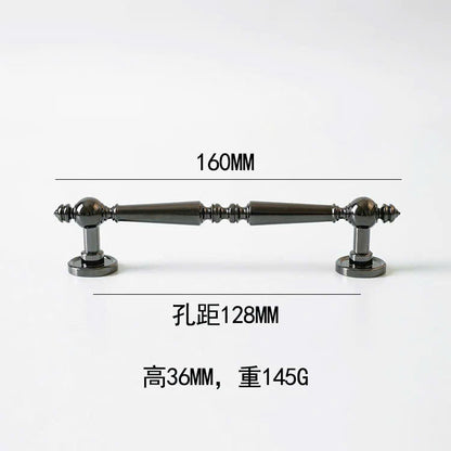 NNH-077 Tay nắm cặp đen bóng sang trọng